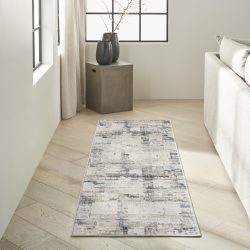 Calvin Klein CK022 Infinity IFN06 Ivory Grey Blue Area Rug