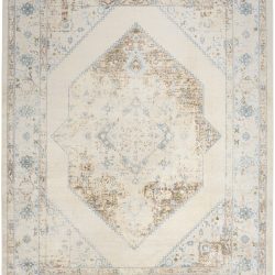 Alternative view of Nourison Astra Machine Washable ASW13 Ivory Blue Area Rug