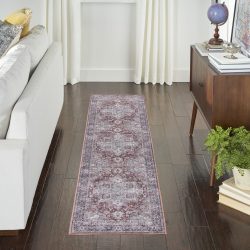 Nicole Curtis Machine Washable Series 1 SR101 Ivory Brick Area Rug
