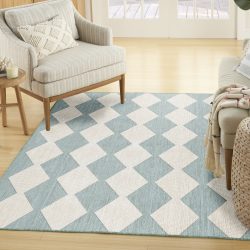 Nourison Positano POS04 Aqua Area Rug