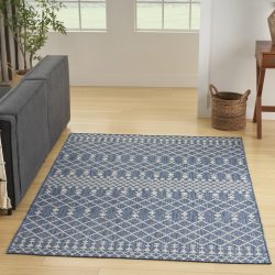 Nourison Positano POS02 Navy Blue Area Rug