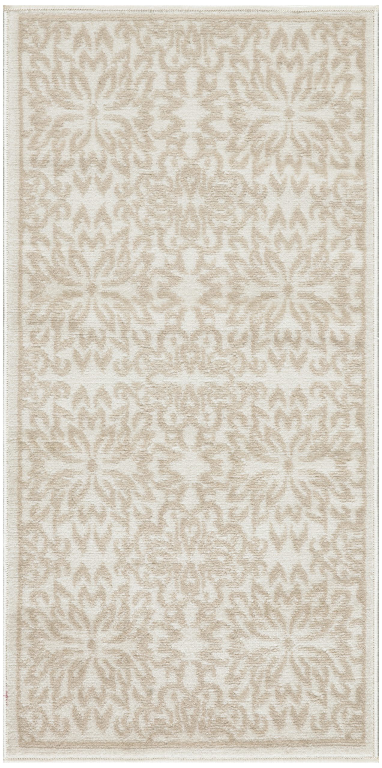 Nourison Jubilant JUB06 Ivory Beige Area Rug - Image 2