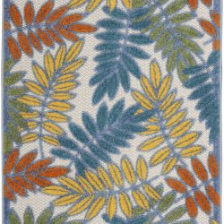 Alternative view of Nourison Aloha ALH18 Ivory Multicolor Area Rug