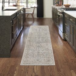 Nourison Oushak Home OUS02 Light Grey Area Rug