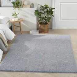 Nourison Cozy Shimmer CSH01 Blue Grey Area Rug
