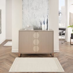 Nourison Nourison Essentials NRE02 Ivory Gold Area Rug