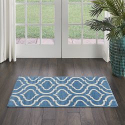 Nourison Jubilant JUB19 Blue Area Rug