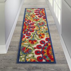 Nourison Aloha ALH20 Red Area Rug