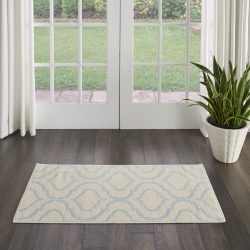 Nourison Jubilant JUB19 Ivory Blue Area Rug