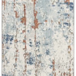 Alternative view of Nourison Quarry QUA01 Beige Blue Rust Area Rug