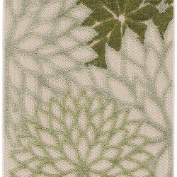 Alternative view of Nourison Aloha ALH05 Ivory Green Area Rug