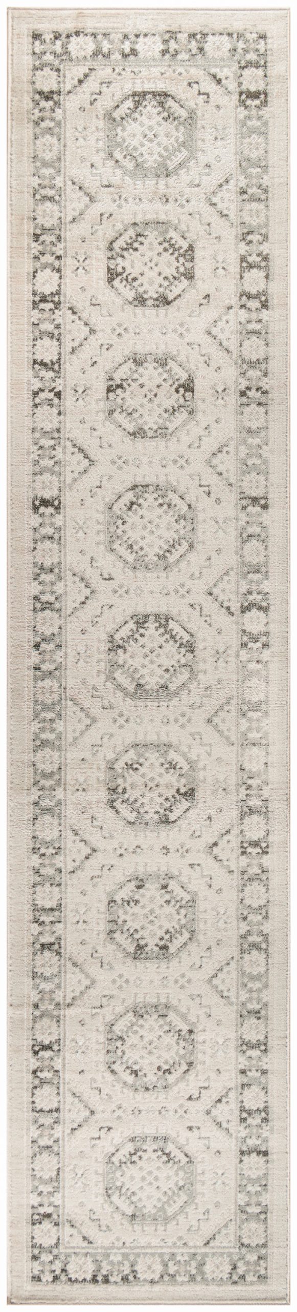Nourison Serenity Home SRH01 Ivory Grey Area Rug - Image 2
