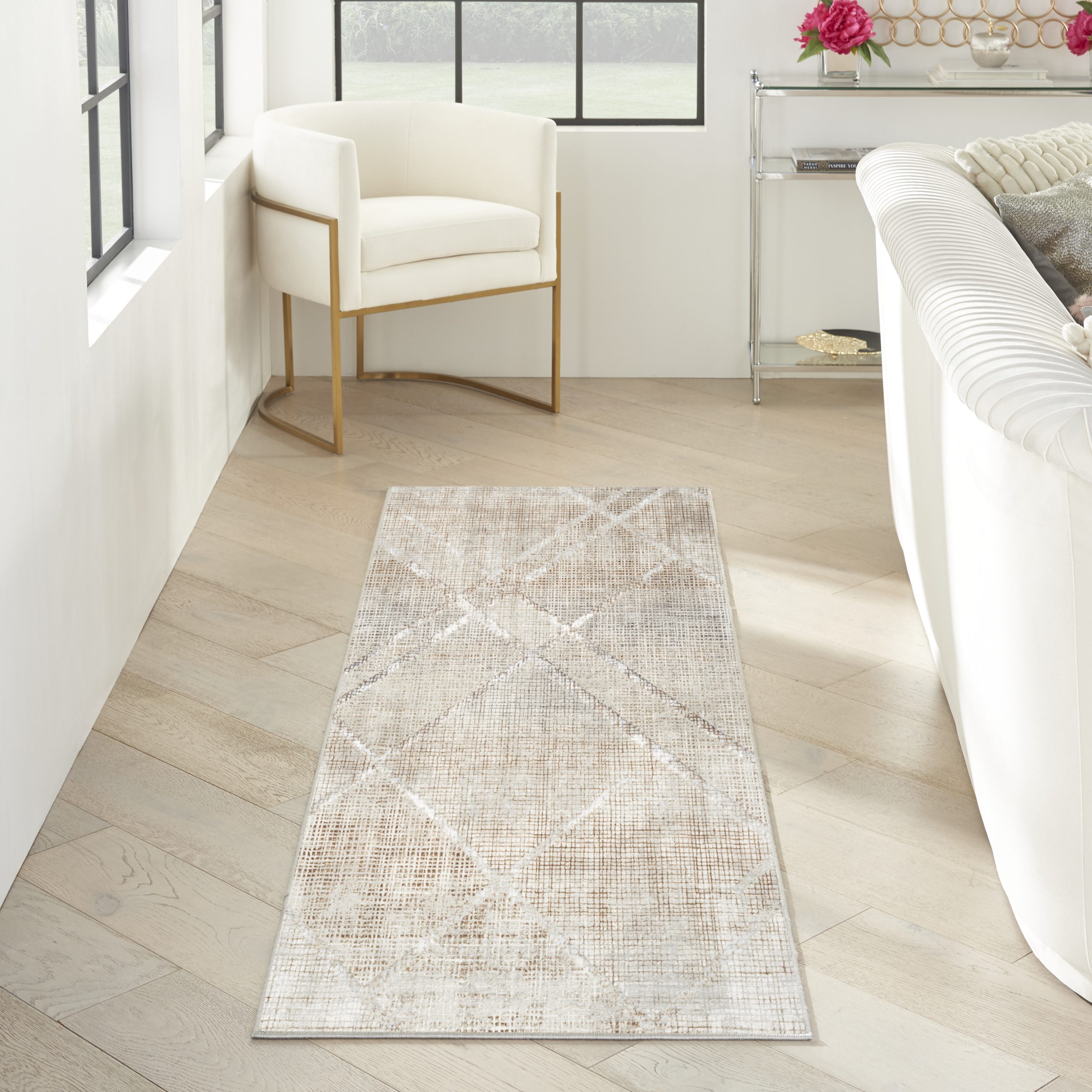 Inspire Me! Home Décor Iliana ILI03 Grey Mocha Area Rug