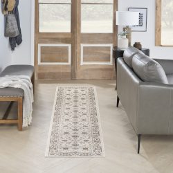 Nourison Serenity Home SRH02 Ivory Mocha Area Rug