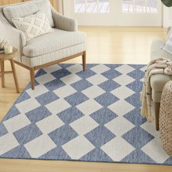 Nourison Positano POS04 Navy Blue Area Rug