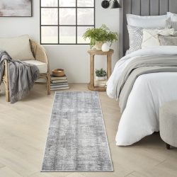 Nourison Abstract Hues ABH03 Grey White Area Rug