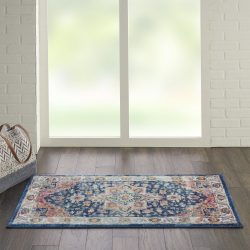 Nourison Ankara Global ANR11 Blue Area Rug