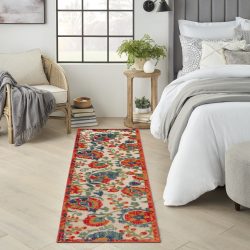 Nourison Aloha ALH17 Red Multicolor Area Rug