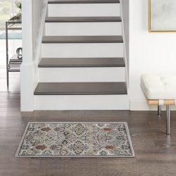 Nourison Allur ALR03 Grey Area Rug