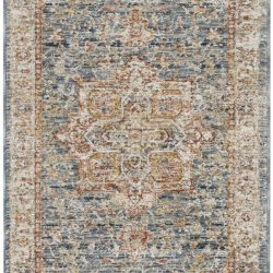 Alternative view of Nourison Sahar SHR06 Ivory Blue Area Rug