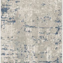 Alternative view of Nourison Quarry QUA01 Ivory Grey Blue Area Rug