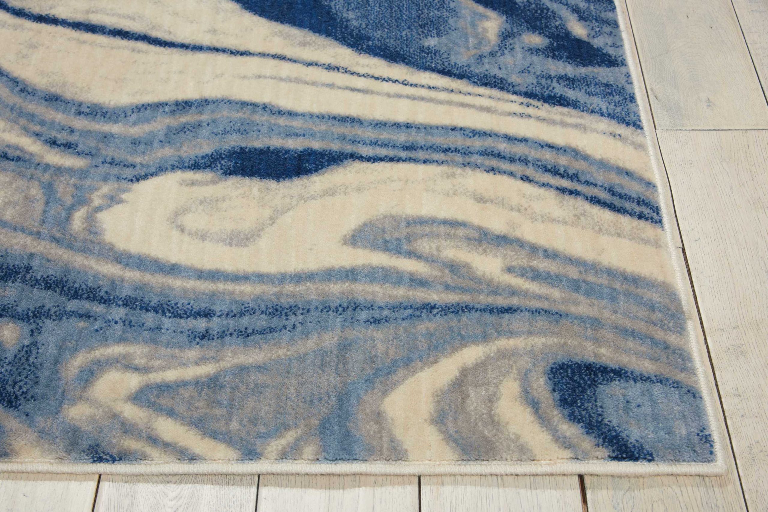 Nourison Somerset ST749 Light Blue Area Rug - Image 3