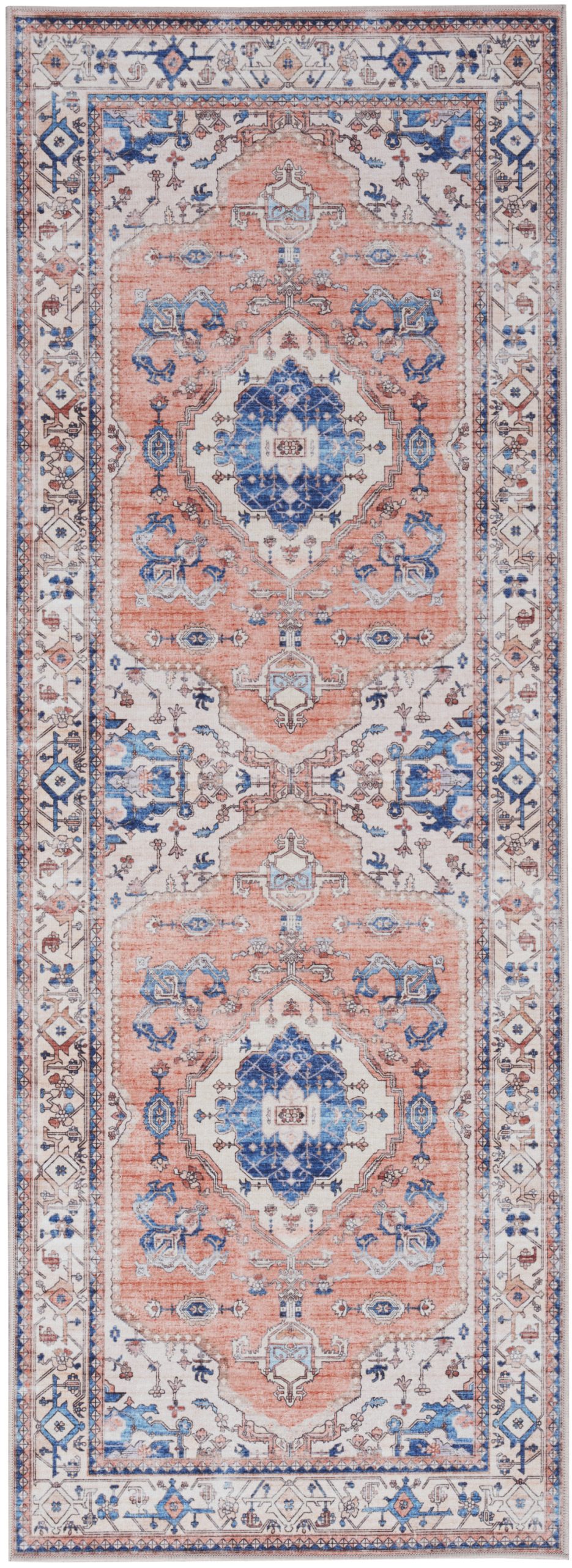 Nourison Fulton FUL11 Coral Area Rug - Image 2