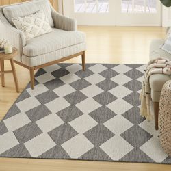 Nourison Positano POS04 Charcoal Area Rug