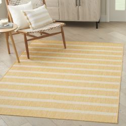 Nourison Positano POS03 Yellow Ivory Area Rug