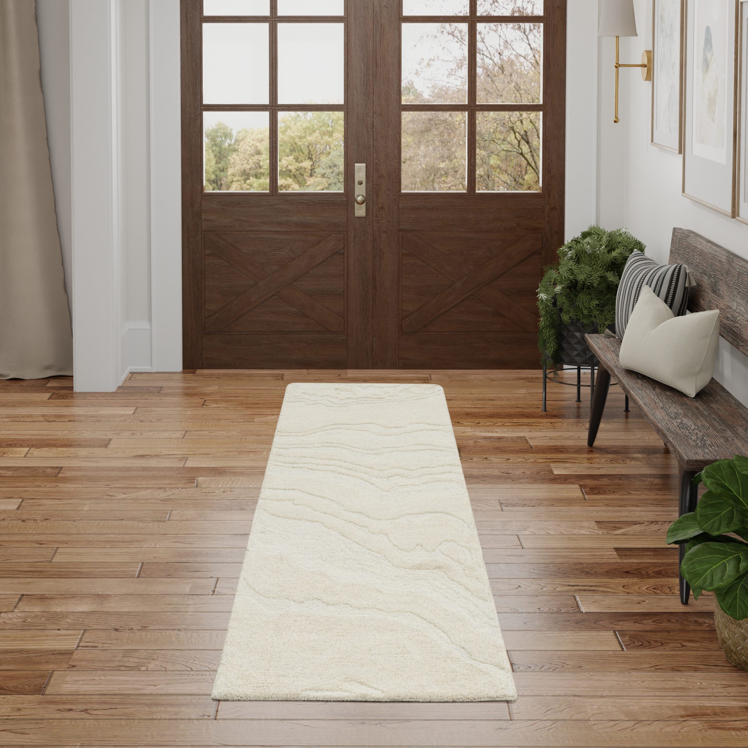 Nourison Graceful GRU01 Ivory Area Rug