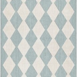 Alternative view of Nourison Positano POS04 Aqua Area Rug