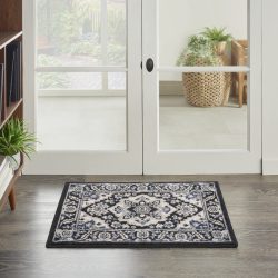 Nourison Passion PSN33 Black Ivory Area Rug