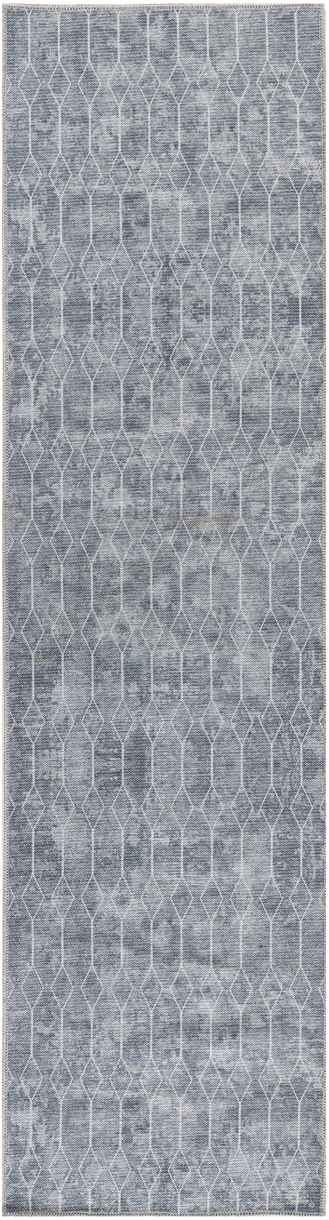 Nicole Curtis Machine Washable Series 1 SR107 Blue Grey Area Rug - Image 2