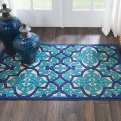 Nourison Aloha ALH14 Navy Area Rug