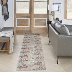 Nourison Nourison Washables NWB06 Cream Multicolor Area Rug