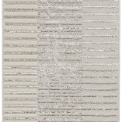 Alternative view of Inspire Me! Home D??cor Brushstrokes BSK04 Silver Grey Area Rug