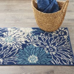 Nourison Passion PSN17 Navy Ivory Area Rug