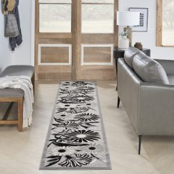 Nourison Aloha ALH33 Black White Area Rug