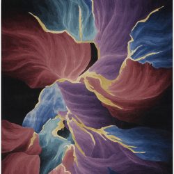 Alternative view of Nourison Prismatic PRS34 Black Area Rug