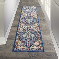 Nourison Passion PSN29 Blue Area Rug
