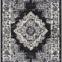 Alternative view of Nourison Passion PSN03 Black Ivory Area Rug