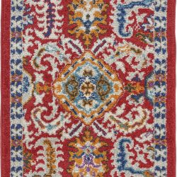 Alternative view of Nourison Passion PSN32 Red Multicolor Area Rug