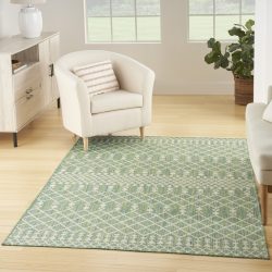 Nourison Positano POS02 Blue Green Area Rug