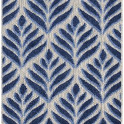 Alternative view of Nourison Aloha ALH35 Blue Area Rug