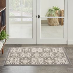 Nourison Aloha ALH34 Ivory Grey Area Rug