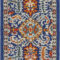 Alternative view of Nourison Passion PSN32 Blue Multicolor Area Rug