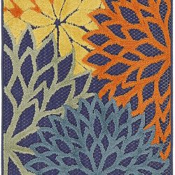 Alternative view of Nourison Aloha ALH05 Navy Multicolor Area Rug