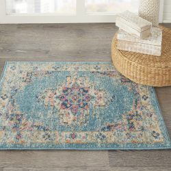 Nourison Passion PSN03 Light Blue Area Rug