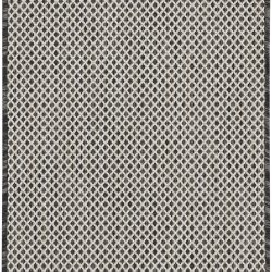 Alternative view of Nourison Courtyard COU01 Ivory Charcoal Area Rug