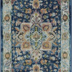 Alternative view of Nourison Ankara Global ANR11 Blue Area Rug